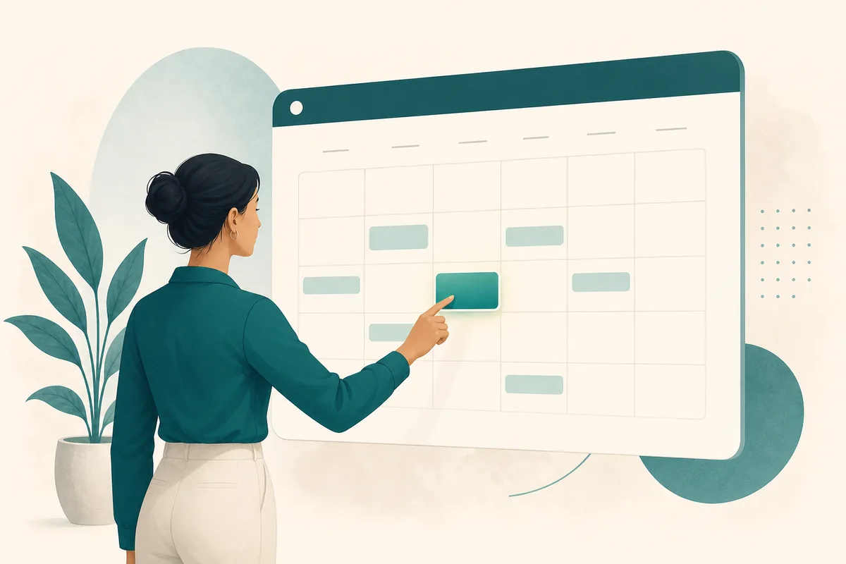 Choose a time slot for your mock interview