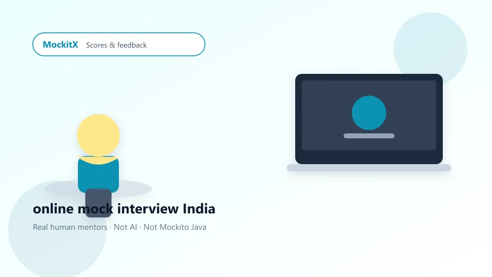 online mock interview India — What “online mock interview” should mean on MockitX