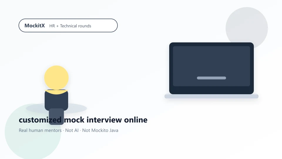 customized mock interview online — What we customize from on MockitX