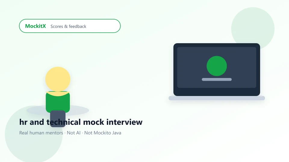 hr and technical mock interview — Technical round: what we simulate on MockitX
